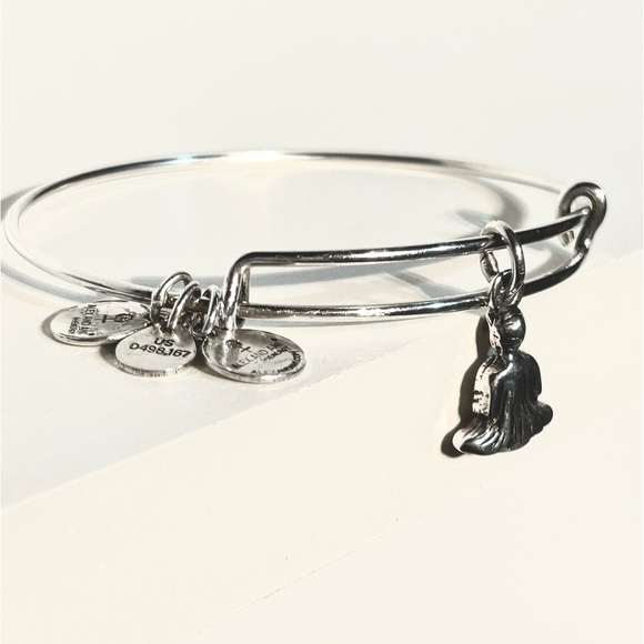 Alex & Ani Silver 2 Bracelet Bangle Set Retired - Picture 8 of 10